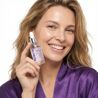 Niacik® - Combina Niacinamida + Alpha Arbutin para aclarar, iluminar y mejorar la textura sin irritar tu piel.
