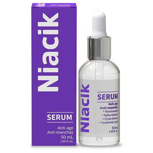 Niacik® - Combina Niacinamida + Alpha Arbutin para aclarar, iluminar y mejorar la textura sin irritar tu piel.